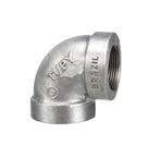 Cotovelo Metalico (Joelho) Femea 90Gr Ferro Fundido Maleavel Zincado Roscada Npt 3/8"