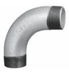 Curva MetãLica Macho 90Graus Ferro Fundido Maleavel Zincado Roscada Bsp 1/2"