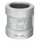 Luva Ferro Fundido Maleavel Galvanizado Fogo Roscavel 1/2" Npt Cl150