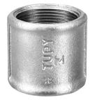 Luva Ferro Fundido Maleavel Preto Sem Oleo Roscada 1/2" Npt 300Lbs