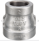 Luva Reducao Metalica Preto Sem Oleo 1/2X1/4" Npt 300Lbs