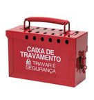 CAIXA TRAVAMENTO PORTATIL MET VM 13 CADEADOS 65699