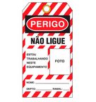 Cartão de Perigo Não Ligue 7,7 x 14,6 cm CT8006 Brady