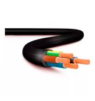 Cabo Flexível PP 500V 4x1,5mm Preto Condutores NBR