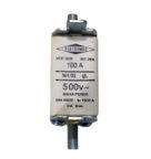 Fusível NH 00 Ultrarrápida 120 kA 500 V 100 A NH00AR100C Bussmann