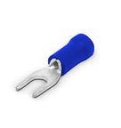 Terminal Garfo Isolado PVC 2,5 mm² M3 Azul G-1009-3 AXT Industrial