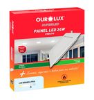 Luminária LED Plafon 24W 6500K Quadrado 3205 Ourolux