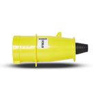 Plugue Macho 2P+T 100/130 V 16A Amarelo N3074 Steck