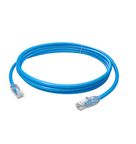 PATCH CORD  4 PARES 24AWG POLICLORETO POLIVINILA (PVC) CONECTOR RJ45  6 AZUL  1,5M