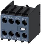 Bloco de Contato Auxiliar Contator de Potência Frontal Sirius 4NF 3RH29111GA04 Siemens