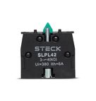 Bloco de Comando Contato Max Botton Verde 1NA SLPL42 Steck