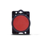 Cabeçote para Botão de Comando Redondo Max Botton Plástico 22,5mm Vermelho SLPRN1 Steck
