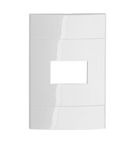 Placa Decor 1 Posto 4x2 Branco PRM044211 DECOR Schneider