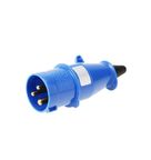 Plugue Macho 2P+T 200/250 V 32A Azul S3276 Steck