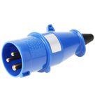 Plugue Macho 2P+T 200/250 V 32A Azul N3276 Steck