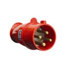 Plugue Macho 3P+T 380/440 V 16A Vermelho N4076 Steck