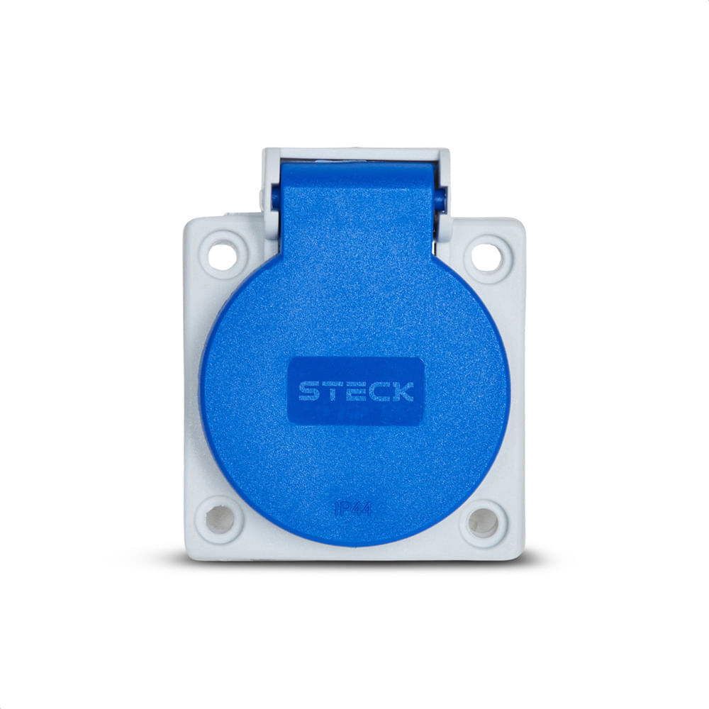 Tomada de Embutir 2P+T 20A 250V~ IP44 S8641AM Steck S8641AM