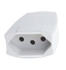 Plugue 2P+T 10 A Branco 615804 Pial Legrand