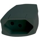 Plugue 2P+T 10 A Preto 615814 Pial Legrand