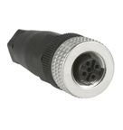 Conector Sensor Femea Reto 4P M12 Xzcc12Fdm40B