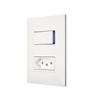 Conjunto Pial Plus 4x2 Interruptor Simples 2P+T Branco 615074BC Pial Legrand