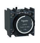Bloco Contato Auxiliar Temporizador de Retardado Energização Tesys Deca 1NA+1NF Frontal 1-30s LADT2 Schneider