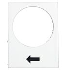 Etiqueta Plast Seta Sobe 30X40Mm Br/Pt Zb2By4901