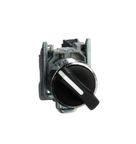Chave Seletora Harmony XB4 Metal 22mm Preto Manopla Curta 90° 2 Posições Fixas Não Iluminado XB4BD21 Schneider