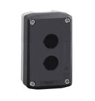 Botoeira de Comando Vazia Harmony XALD 2 Furos 22mm Cinza Claro XALD02 Schneider