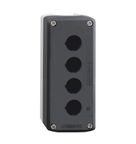Botoeira de Comando Vazia Harmony XALD 4 Furos 22mm Cinza Claro XALD04 Schneider