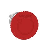 Cabeçote para Botão de Comando Cogumelo 40mm Harmony XB4 Metálico 22mm Vermelho ZB4BS844 Schneider