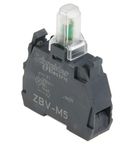 Bloco de Comando Luminoso LED Harmony XB5/XB4 Amarelo ZBVM5 Schneider