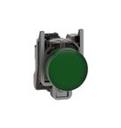 Sinaleiro Harmony XB4 Verde Redondo Metálico 22mm Base Ba9s 250V XB4BV63 Schneider