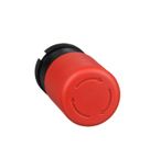 Cabeçote para Botão de Comando Cogumelo 30mm Harmony XAC Plástico 22mm Vermelho ZA2BS834 Schneider