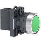 Botão Redondo Linha Easy Harmony XA2 Verde 22mm 1NA XA2EA31 Schneider