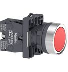 Botão Redondo Linha Easy Harmony XA2 Vermelho 22mm 1NF XA2EA42 Schneider