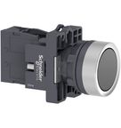 Botão Redondo Linha Easy Harmony XA2 Preto 22,5 mm 1NA XA2EH021 Schneider
