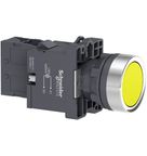 Botão Redondo Linha Easy Harmony XA2 Amarelo 22mm 1NA XA2EW35M1 Schneider