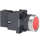 Botão Redondo Linha Easy Harmony XA2 Vermelho 22mm 1NA XA2EW34B1 Schneider
