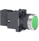 Botão Redondo Linha Easy Harmony XA2 Verde 22mm 1NA XA2EW33B1 Schneider