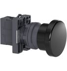Botão Cogumelo 40mm Linha Easy Harmony XA2 Preto 22 mm 1NA XA2EC21 Schneider