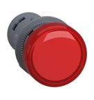 Sinaleiro Easy Harmony XA2 Vermelho Redondo Plástico 22mm LED 24VCA/CC XA2EVB4LC Schneider