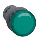 Sinaleiro Easy Harmony XA2 Verde Redondo Plástico 22mm LED 24VCA/CC XA2EVB3LC Schneider