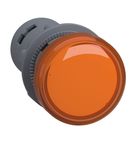 Sinaleiro Easy Harmony XA2 Âmbar Redondo Plástico 22mm LED 24VCA/CC XA2EVB5LC Schneider
