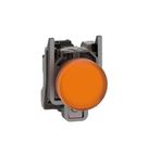 Sinaleiro Harmony XB4 Amarelo Redondo Metálico 22mm LED 24VCA/CC XB4BVB5 Schneider