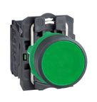 Botão Redondo Linha Harmony XB5 Verde 22mm 1NA XB5AA31 Schneider