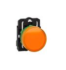 Sinaleiro Harmony XB5 Amarelo Redondo Plástico 22mm LED 24VCA/CC XB5AVB5 Schneider