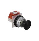 Botão Cogumelo 35mm Linha Harmony 9001K Preto 30mm 1NA+1NF 9001KR24BH13 Schneider