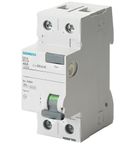 Interruptor Diferencial Residual Sentron Bipolar 230 VCA 63 A 30 mA 5SV43160MB Siemens