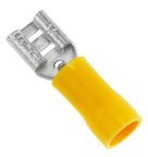 Terminal Pré Isolado PVC 4 a 6 mm² Amarelo F-1039-1 AXT Industrial